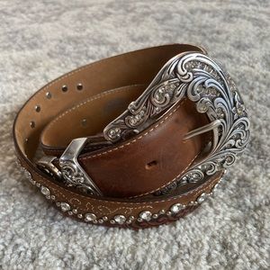 Tony Lama studded Belt size 32